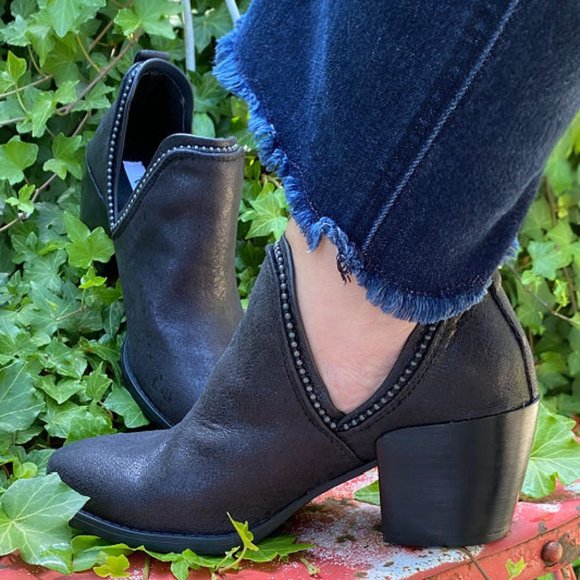 Very G Black Marlene 2 Ankle Boots - Picture 3 of 5